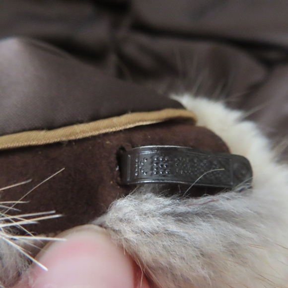 vintage turkisatelje linnanen mink fur coat helsinki finland keska closure S - Picture 4 of 7